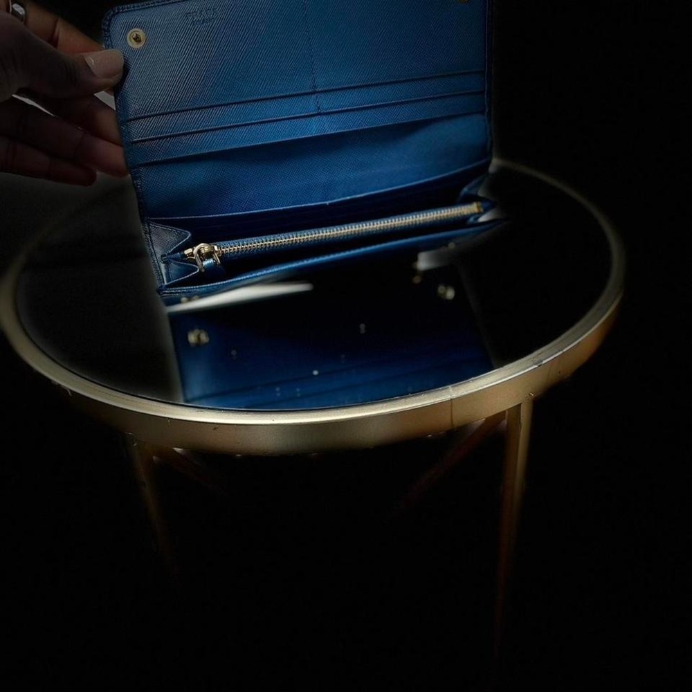 Blue Prada Wallet - Picture 6 of 6